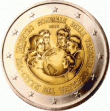 2 EURO 2015 Wereld familiedag UNC Vaticaan